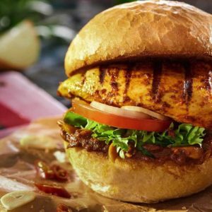 chicken burger tikka masala - jaipur